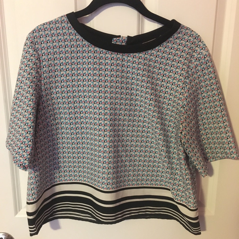 Cute Geometric Crop Top